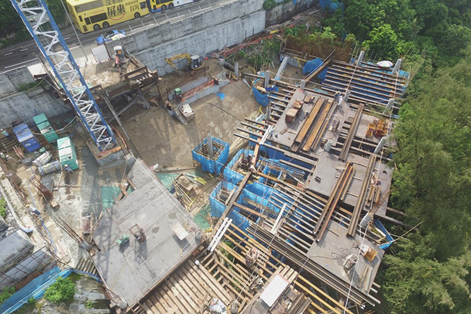 Developer: The University of Chicago Center in Hong Kong <br> Site Formation, Pile Foundation and Drainage <br>Site Area = 6,100m<sup>2</sup>
