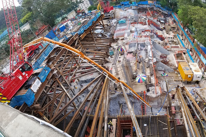 Developer: The Hong Kong Jockey Club <br> Hoarding, Demolition, Pile Foundation, ELS and RC Pile Cap <br> Site Area = 4,600m<sup>2</sup>
