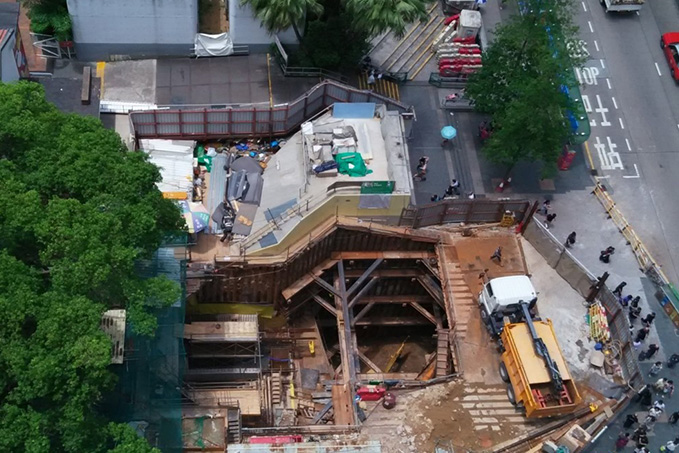 Developer: MTR Corporation Limited <br> Pile Foundation, ELS, RC Pile Cap and RC Structure <br>Entrance A1 Enhancement Works (TEA)